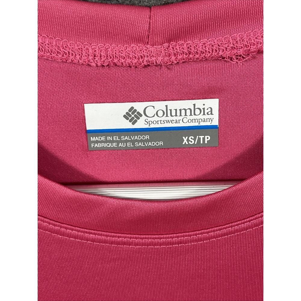 Columbia Girls Fork Stream Long Sleeve T-shirt, Wild Geranium Pink, XS - Picture 5 of 11